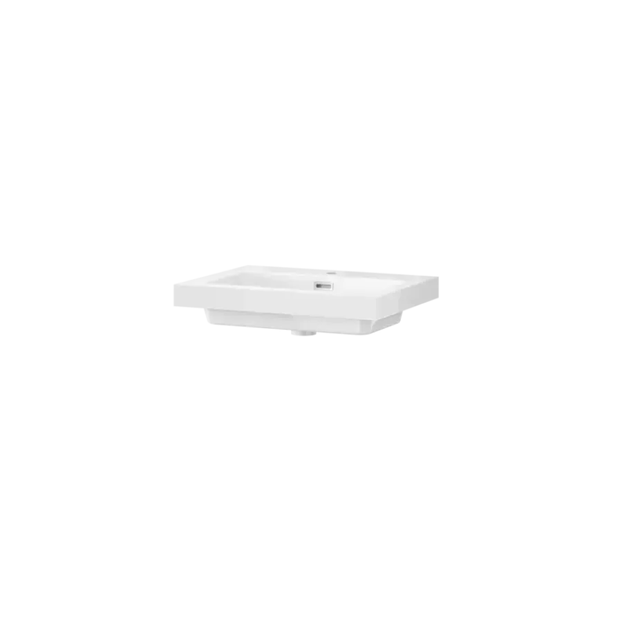 Tiger T-Line Quadro opbouwwastafel 60 cm meubel wit