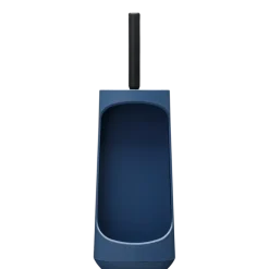 Tiger Toiletborstelhouder TESS met opbergfunctie vrijstaand en Swoop borstel flexibel blauw/zwart