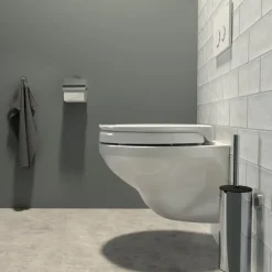 Tiger Toiletbril comfort care wit met deksel verhoogd