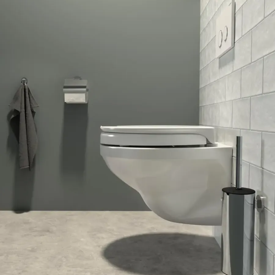 Tiger Toiletbril comfort care wit met deksel verhoogd