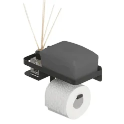 Tiger toiletrolhouder Caddy Zwart