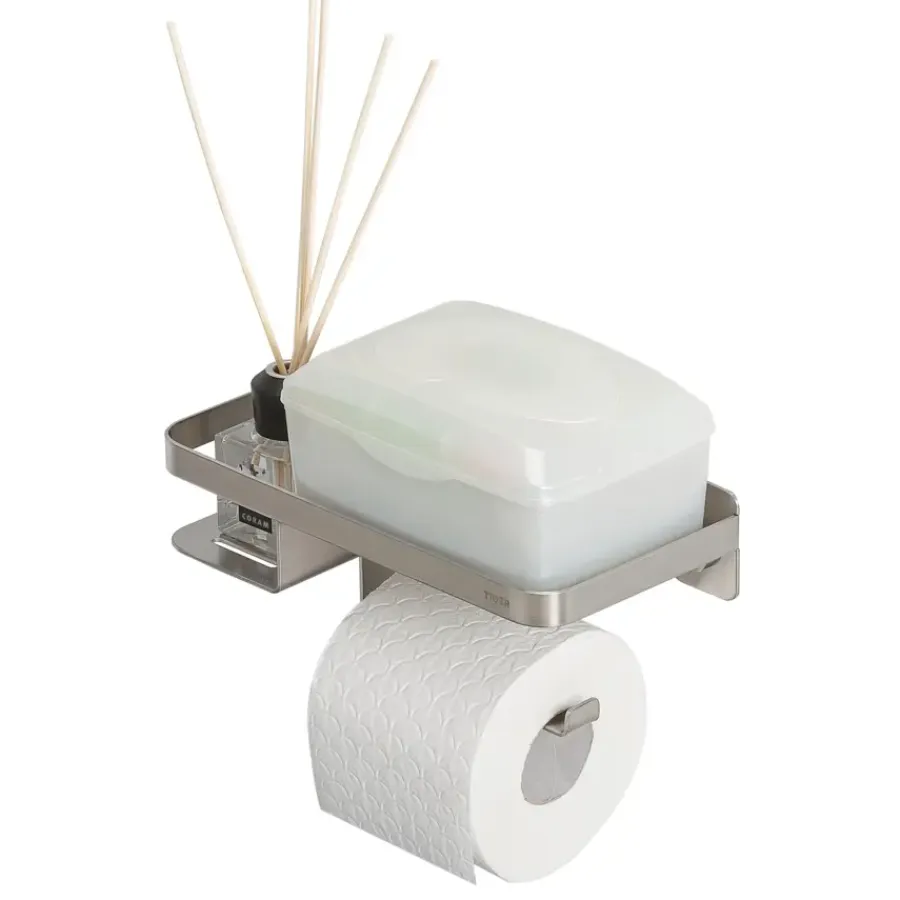 Tiger toiletrolhouder Caddy Rvs