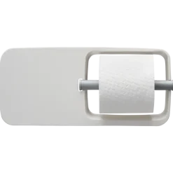 Tiger Toiletrolhouder TESS met planchet wit/lichtgrijs