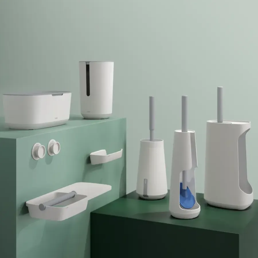 Tiger Toiletrolhouder TESS wit
