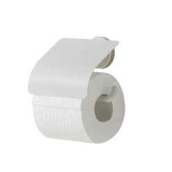 Tiger Toiletrolhouder Urban Wit met Klep
