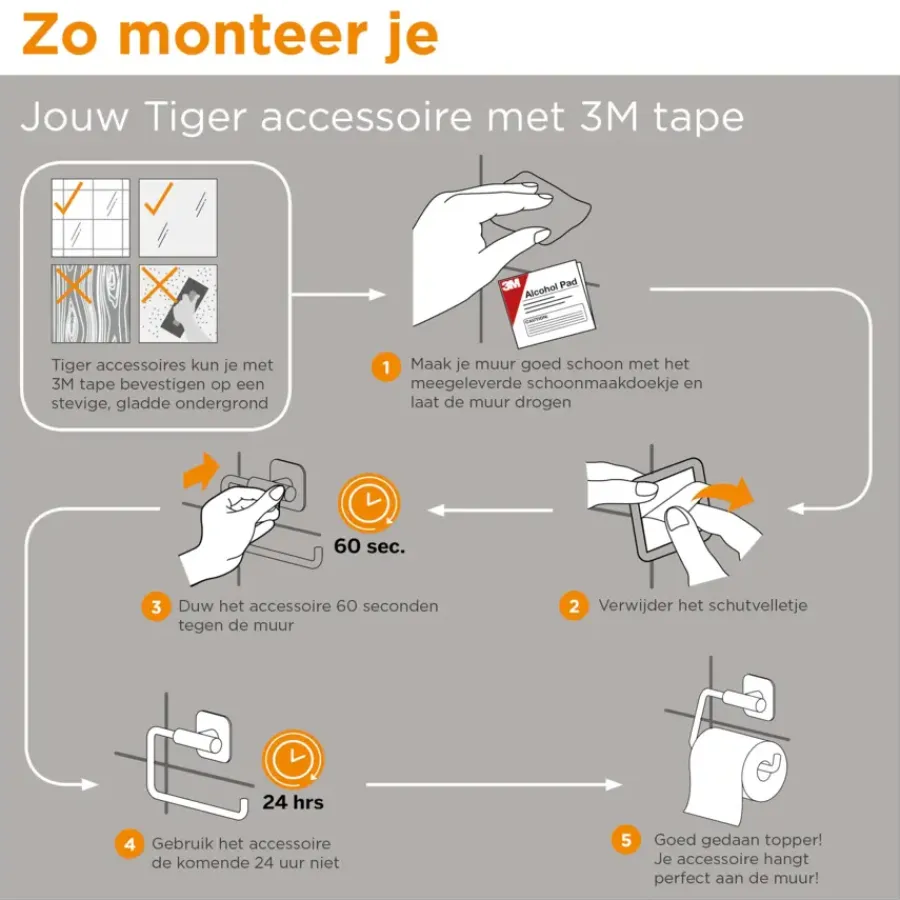 Tiger Zeepdispenser Tune Hangend messing zwart