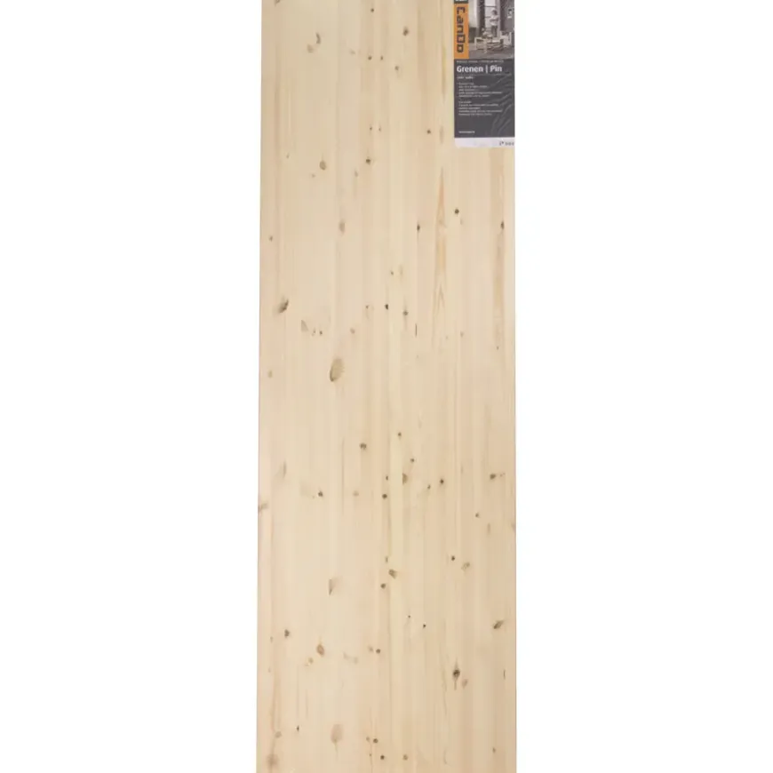 Timmerpaneel massief grenen 250x80 cm 28 mm