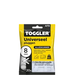 Toggler alligatorplug met flens AF8 8 mm 20 stuks