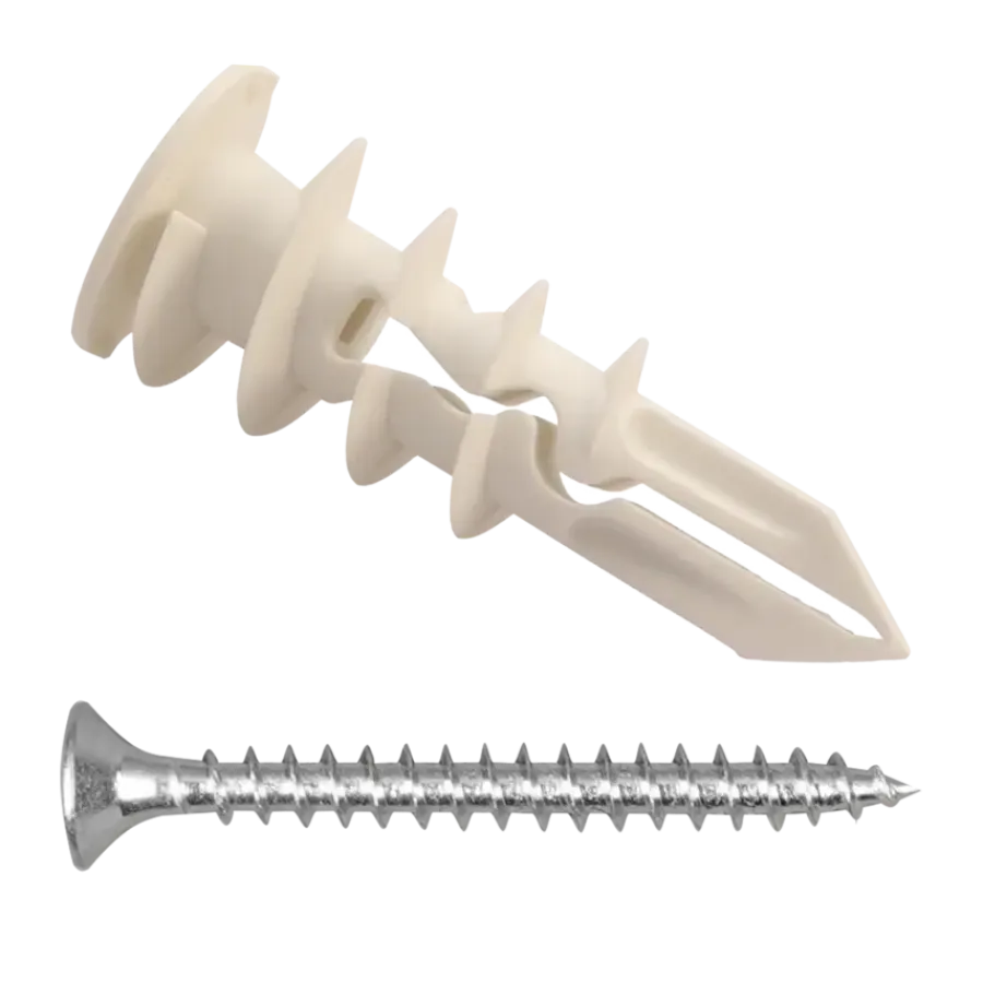 Toggler gipsplaatplug SP 9.5-15 mm met schroeven 6 stuks