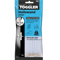 Toggler hollewandanker 10-64 mm M8