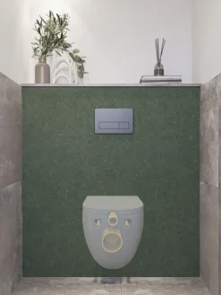 Toilet achterwand MDF 122 x 100 cm 15 mm vochtwerend