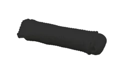 Ledent Touw gevlochten zwart nylon 6 mm 20 m