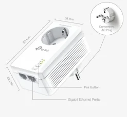 TP-Link Powerline TL-PA7027P 2 stuks (geen WIFI)