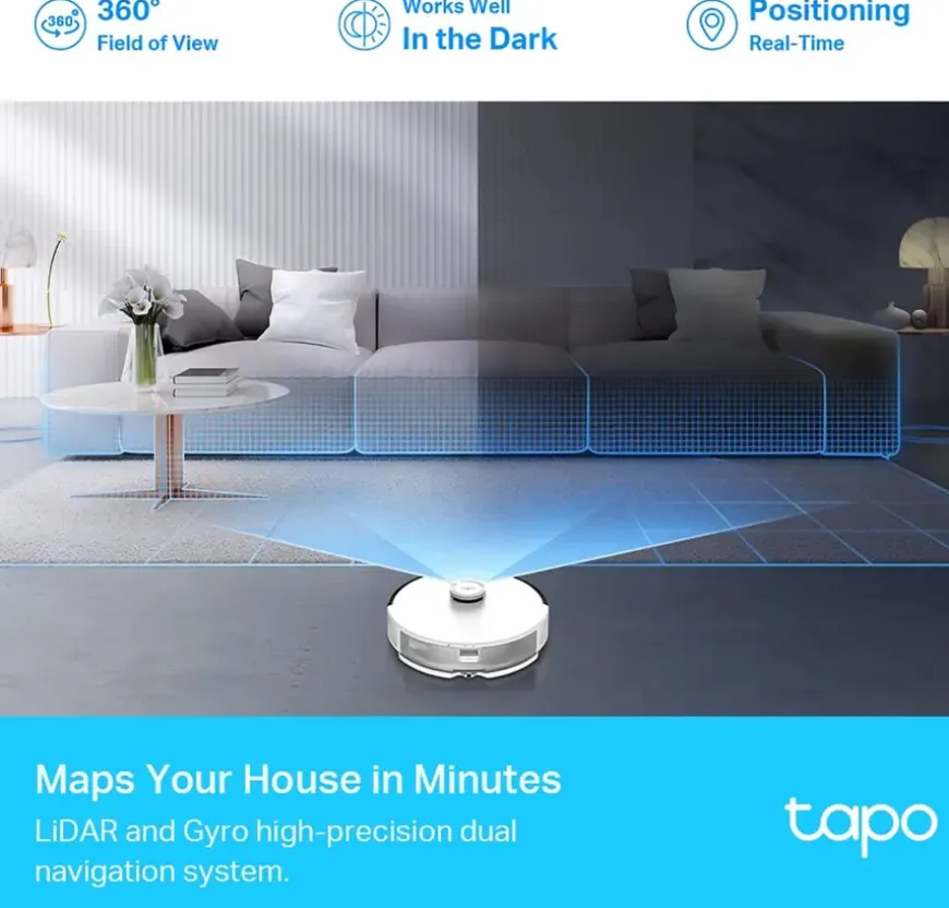 TP-Link Tapo Robotstofzuiger RV30 met dweilfunctie