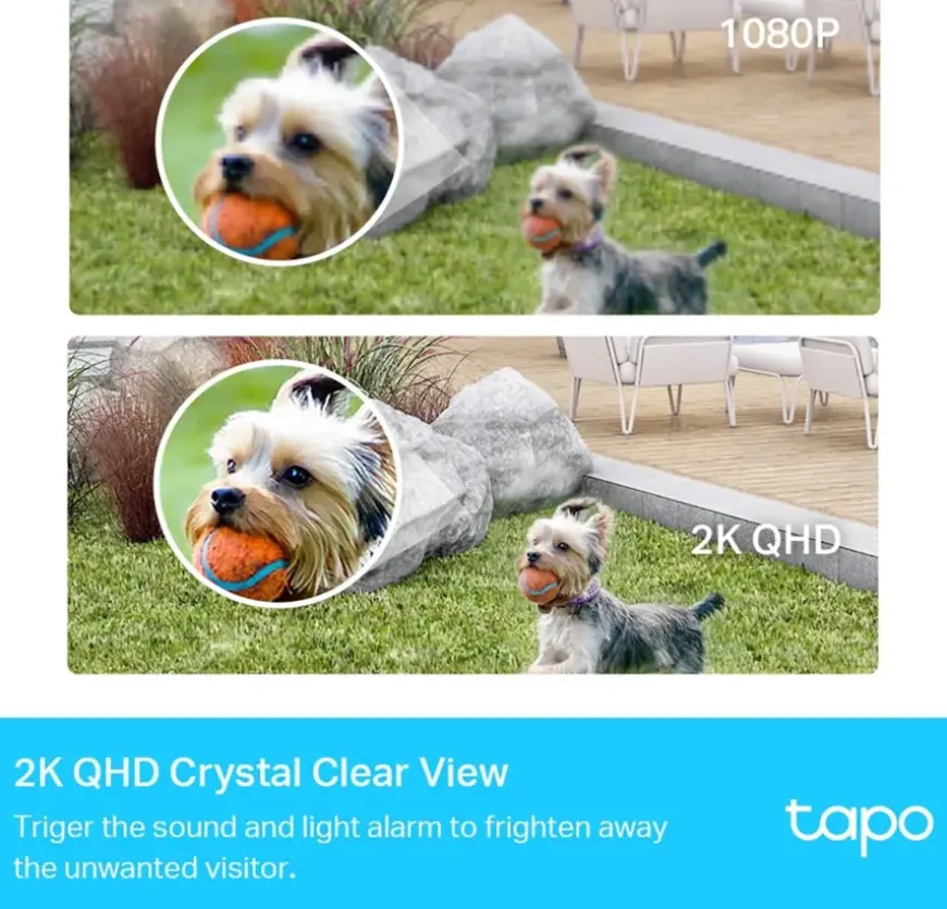 TP-Link Tapo TC420S1 beveiligingscamera voor buiten 2K QHD met batterij
