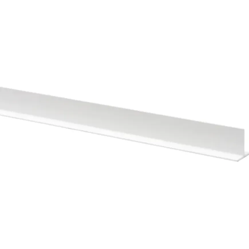 T-profiel kunststof wit 18x18 mm lengte 260 cm