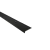 Geen Trapkant aluminium mat zwart dr 25x6x1000x1.6mm