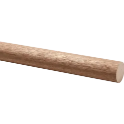Geen Trapleuning rond hardhout Ø45 mm / 100 cm