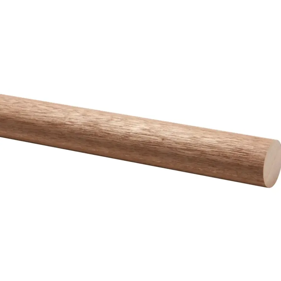 Geen Trapleuning rond hardhout Ø45 mm / 270 cm