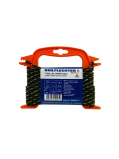 Seilflechter TRIMLIJN 4MM GEVL. ZWRT/GEEL 10MTR