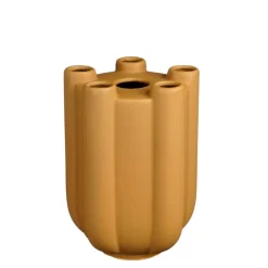 Geen Tulpvaas oker keramiek - h28,5xd21 cm