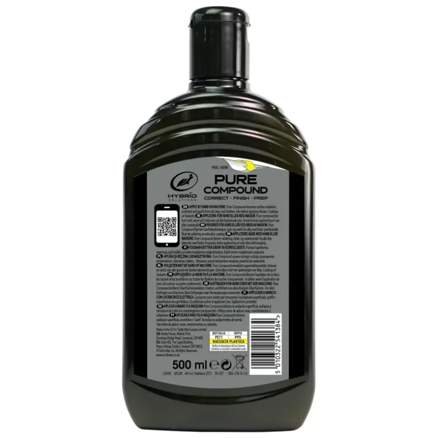 Turtle wax 54138 hybrid solutions pure compound 500ml