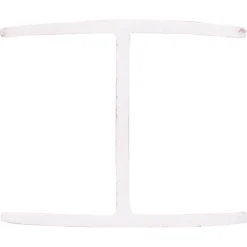 Tussenprofiel kunststof wit 21x25 mm lengte 260 cm