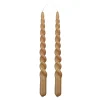 Geen Twist dinerkaars bruin 2 stuks - h29xd2,2cm