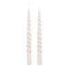Geen Twist dinerkaars l.roze 2 stuks - h29xd2,2cm