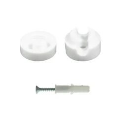 Universele kabelklem wit plastic 2pack