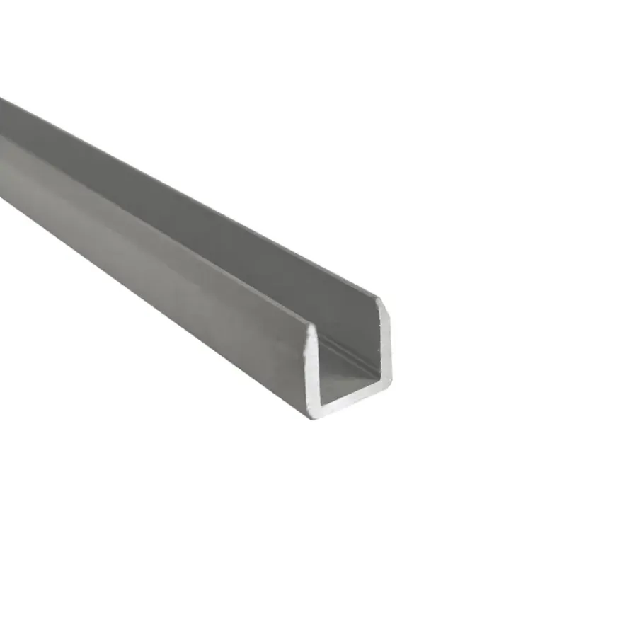 Geen U-profiel aluminium mat zilver 22,5x22x2600x1.8mm