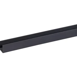 Geen U-profiel kunststof antraciet 18x18 mm 260 cm