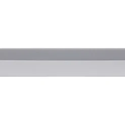 Geen U-profiel kunststof RVS look 18x21mm 260cm