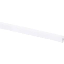 U-profiel kunststof wit 12x15 mm lengte 260 cm