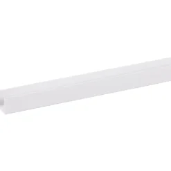 Geen U-profiel kunststof 15x18mm wit 260cm