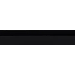 U-profiel kunststof zwart 18x18 mm lengte 260 cm