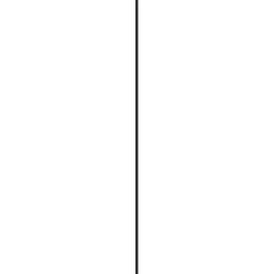 U-profiel kunststof zwart 18x18 mm lengte 260 cm