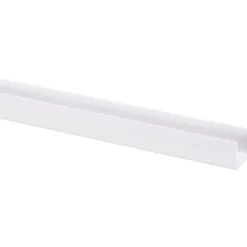 U-profiel 2600 x 18mm wit