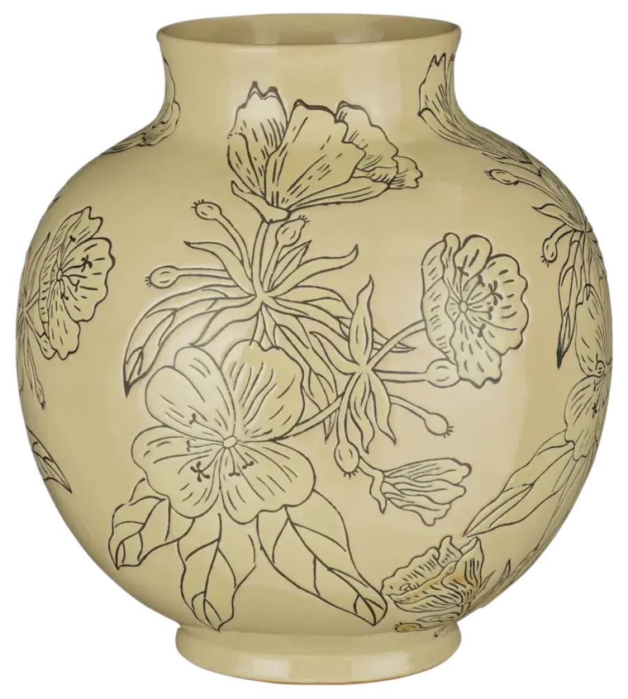 Geen Vaas beige - h33xd30cm
