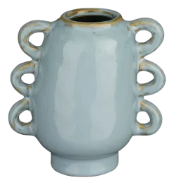 Geen Vaas blauw - l12xb8xh12,3cm