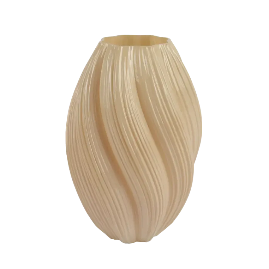 Decoris Vaas glas perzik