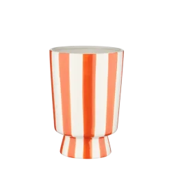 Geen Vaas met oranje strepen