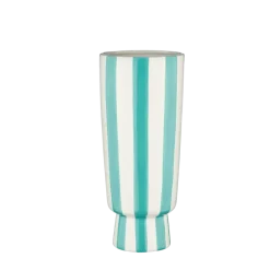 Geen Vaas met strepen blauw