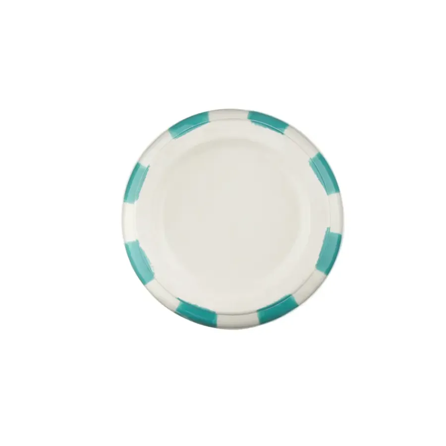 Geen Vaas met strepen blauw