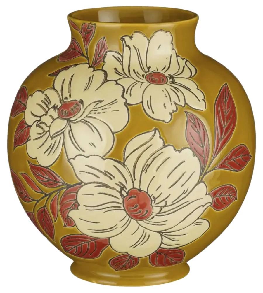 Geen Vaas oker - h24xd22cm