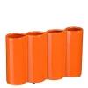 Geen Vaas oranje - l34xb9xh21cm