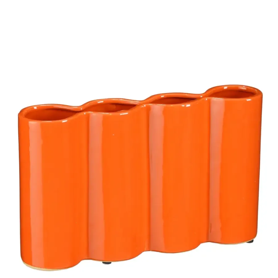 Geen Vaas oranje - l34xb9xh21cm