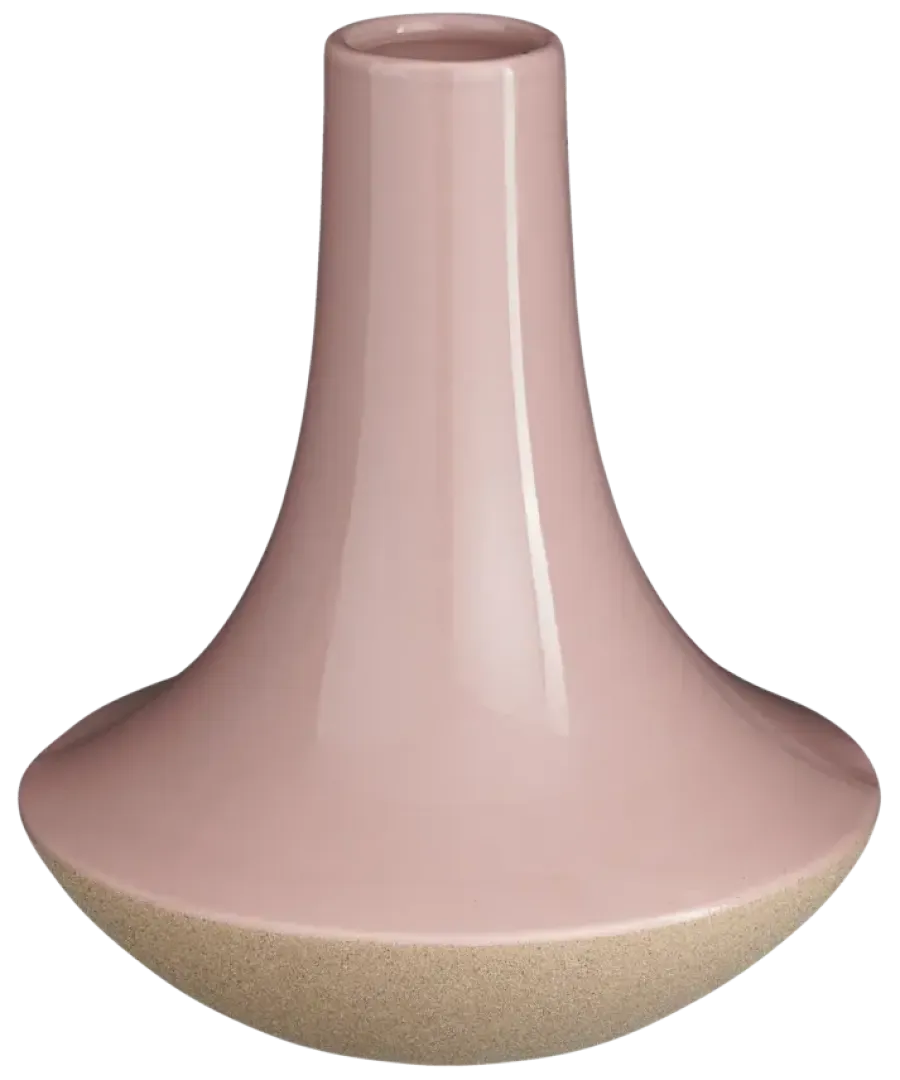 Geen Vaas roze - h30xd25cm