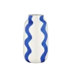 Geen Vaas strepen blauw
