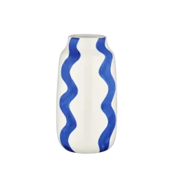 Geen Vaas strepen blauw